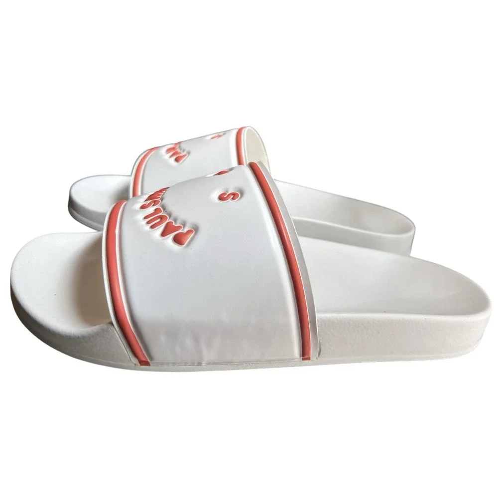 Paul Smith Summit Face Sandels‎ Size M White and Orange
